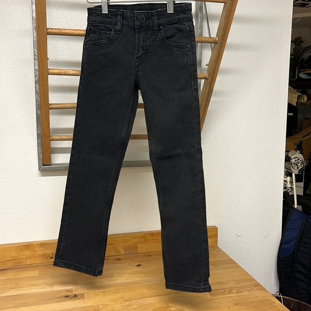 Volcom Boys' Vorta Slim Fit Jean Black Size 22